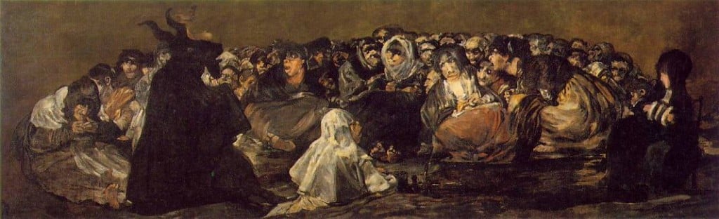 Francisco Goya. Il sabba delle streghe (1821-1823)